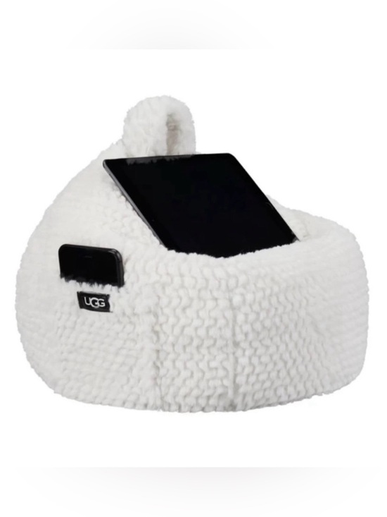UGG Other - UGG faux fur tablet pouf phone beanbag holder, designed to prop up devices